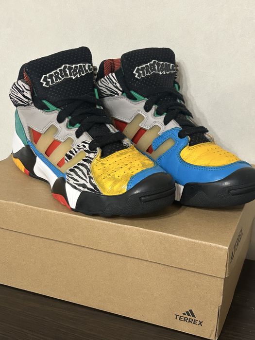 Кросівки Adidas Streetball оригінал яскраві мультиколор