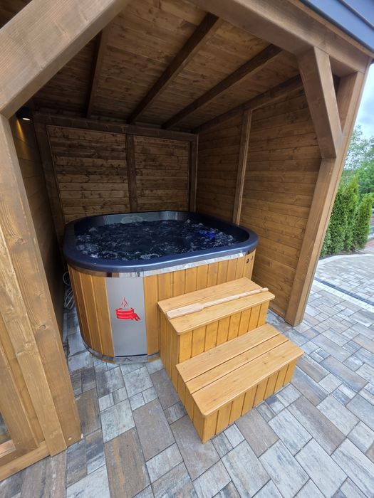 Strefa spa Sauna Balia ogrodowa