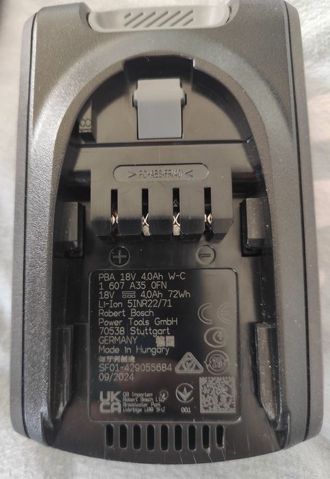 Oryginalny akumulator  Bosch BHZUB1840 18V 4000 mAh