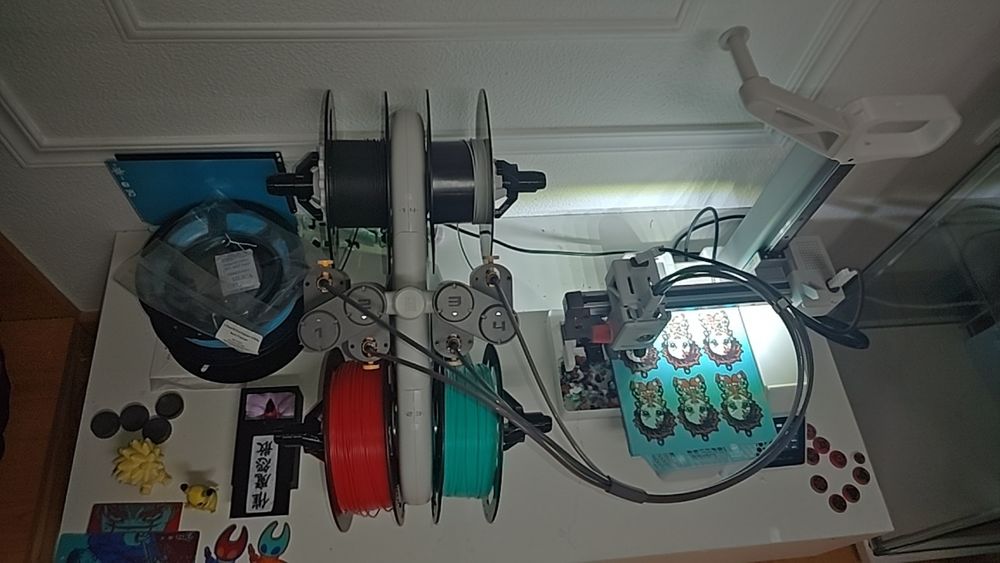 Bambulab A1 mini Combo com upgrades.