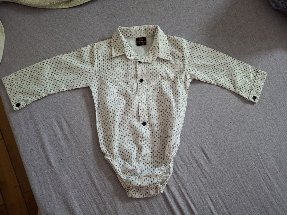 Рубашка и рубашка боди 80-86р