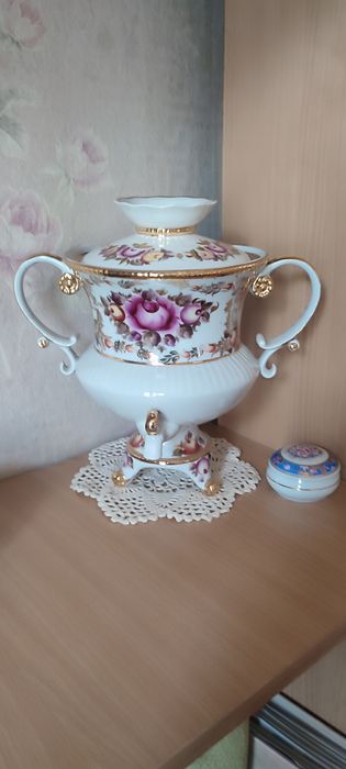 Сервиз Рубин, Самовар Коростень, чайная пара Германия