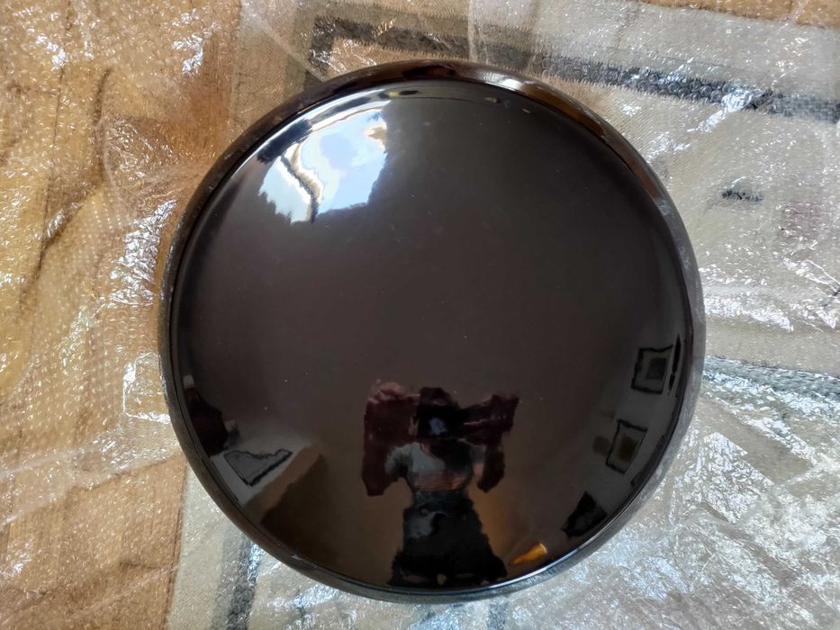 ART DÉCO Prato de Cerâmica Negra estilo Tijela para Centro de Mesa