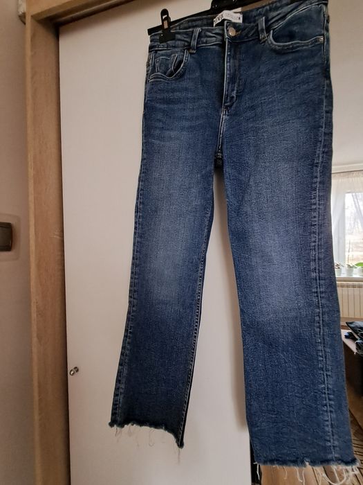 Spodnie jeansy Zara damskie