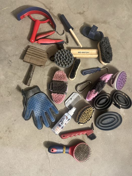 Zestaw pielegnacji szczotek dla konia kucyka