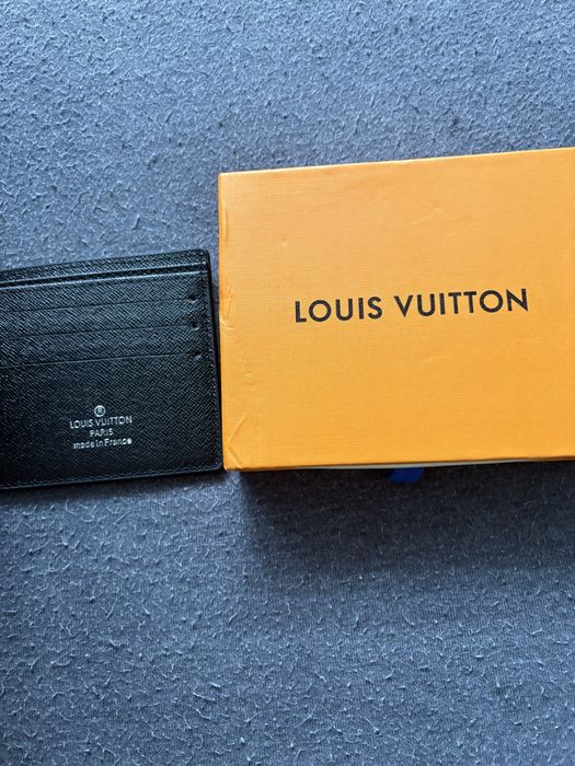 Czarny portfel Louis Vuitton