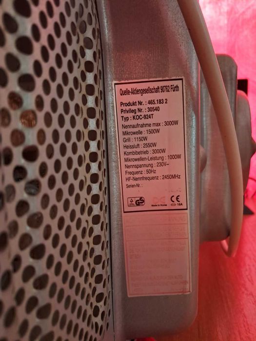 Мікрохвильова піч " Privileg 30540 "