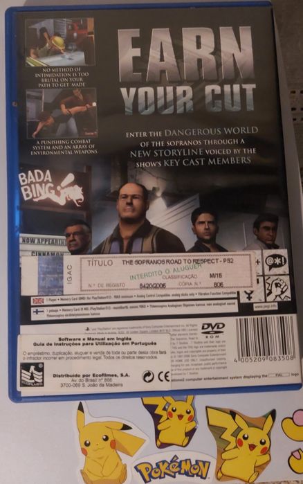 Ps2 Jogo Supranos Completo.