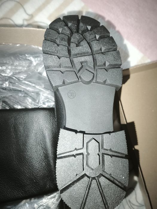 Женские сапоги кожа и мех 38р.