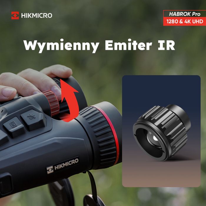 Lornetka termowizyjna HIKMICRO Habrok Pro HX60L LRF 850 nm