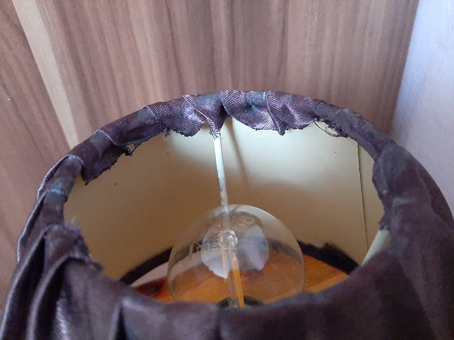 Lampka nocna brązowa