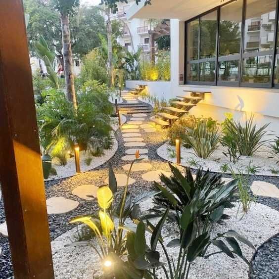 Passadiços - Passo de Jardim (Corten / Betão / Pedra)