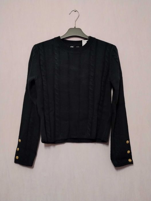 Nowy granatowy sweter Sinsay