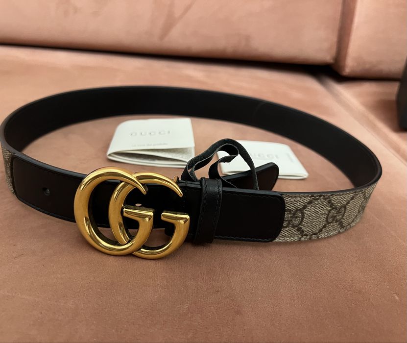 Pasek GUCCI Marmont GG Supreme 70 cm