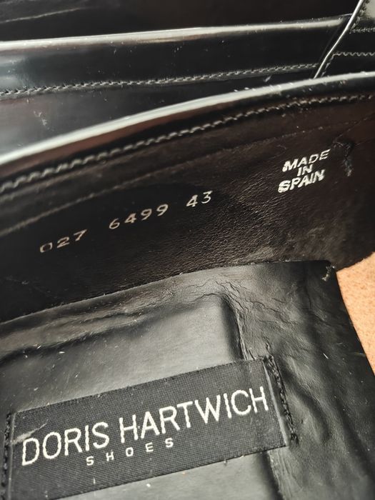 Męskie skórzane mokasyny Doris Hartwich 43
