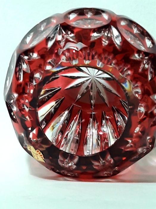 редкая очень красивая хрустальная ваза нахман (Nachtmann) Германия