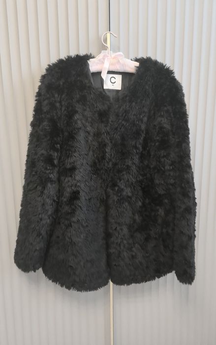 Wiosenne czarne futerko Cubus rozmiar m