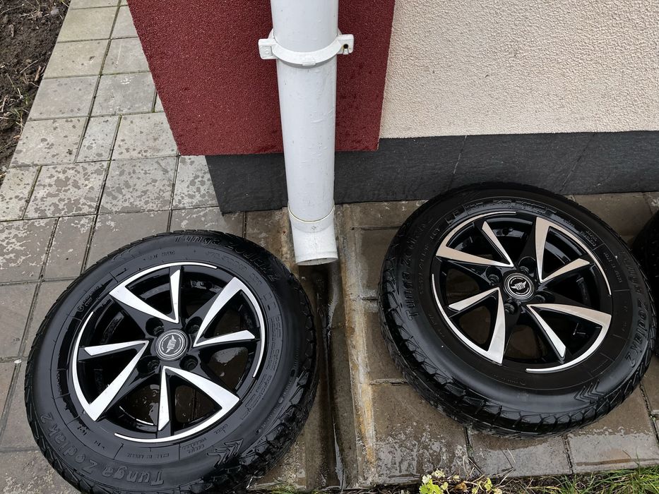 Диски титанові R13 4x100 з резиною -ВАЗ/Ланос/ЗАЗ
