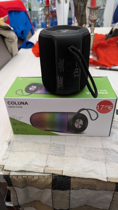 3 colunas buulooht com radio cartam de memoria T.L.M mãos libres