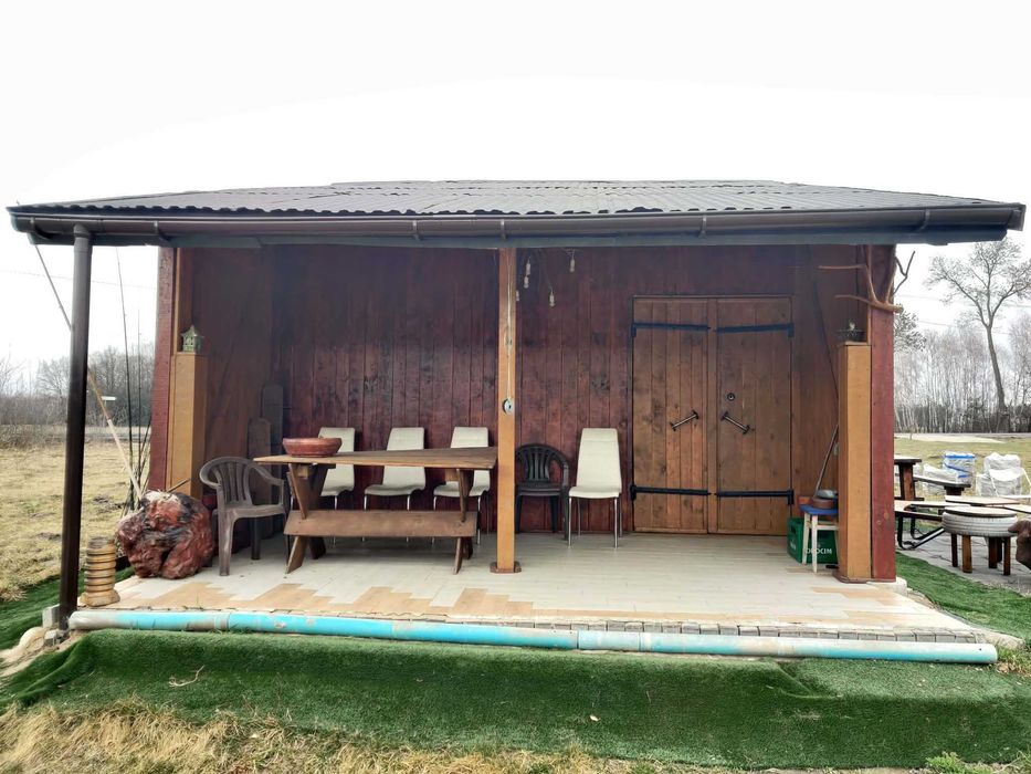 Domek letniskowy nad stawem - ognisko/grill/las/siatkówka