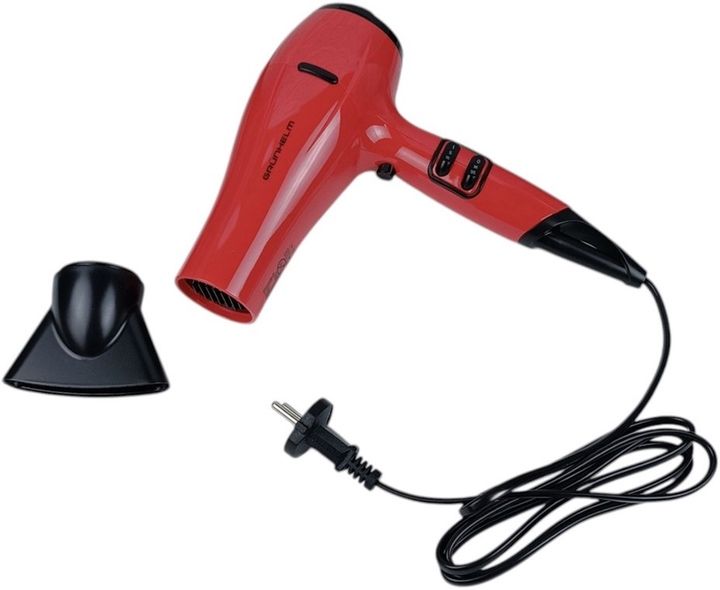 Фен для волос новый (красный) с коробкой