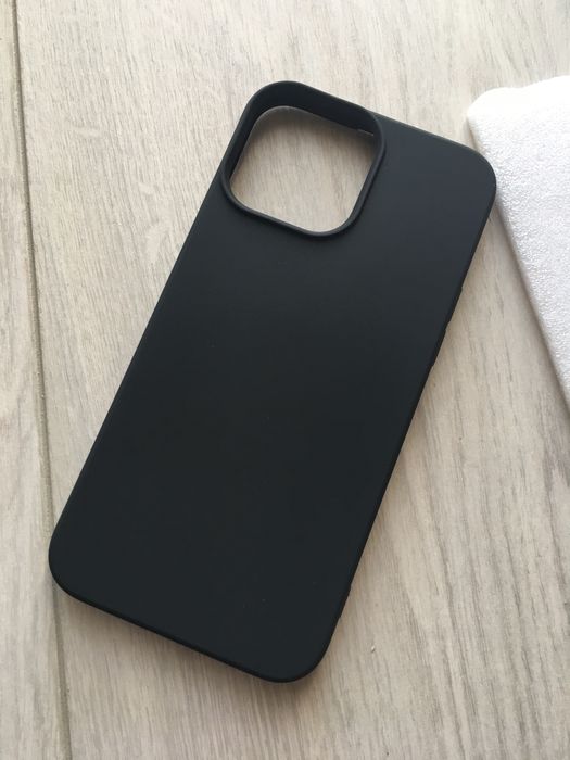 Силіконовий чохол на iPhone 13 Pro Max чорний
