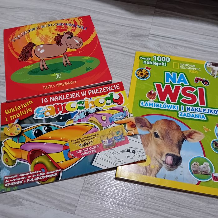Książeczki dla 2-3 latka edukacyjne wydawnictwa szkolne