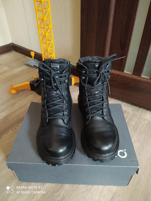 Ecco 37 ботинки жіночі зимові сапоги черевики чоботи взуття ессо