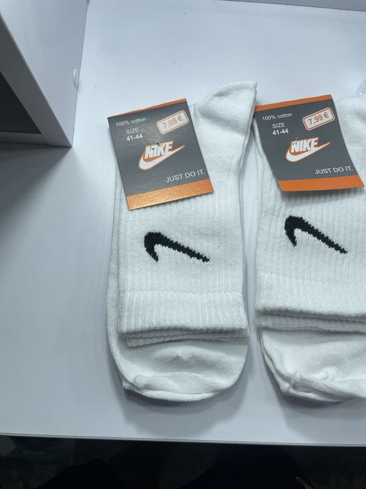 Білі високі шкарпетки Nike (41-44) /