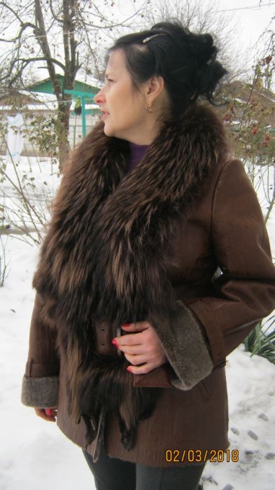 Новая итальянская дубленка.