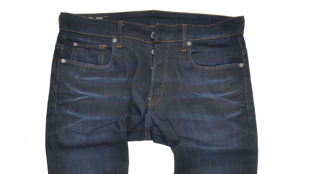 Spodnie G-Star Raw 3301 Tapered Slander Indigo W34 L34 Męskie Jeansy