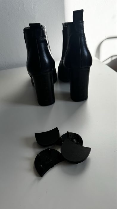 Skórzane botki Ryłko