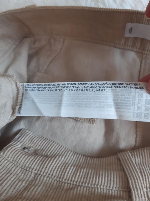 Spódnica sztruksowa trapezowa Mango