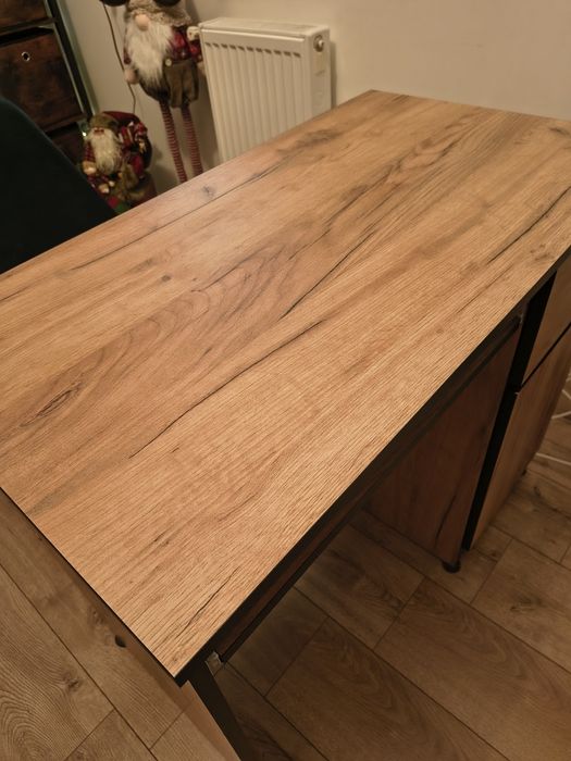 Biurko pod komputer PIKSEL PRAWE dąb craft 90cm AKD