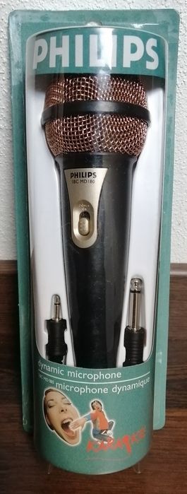 Microfone Philips SBC-MD180 Novo e Selado