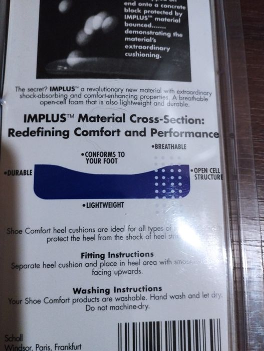 Scholl Heel Cushions Every Step нові устілки чоловічі підпятники р.42-