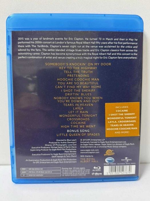 Eric Clapton - Slowhand At 70 Live At The Royal Albert Hall na Blu-ray