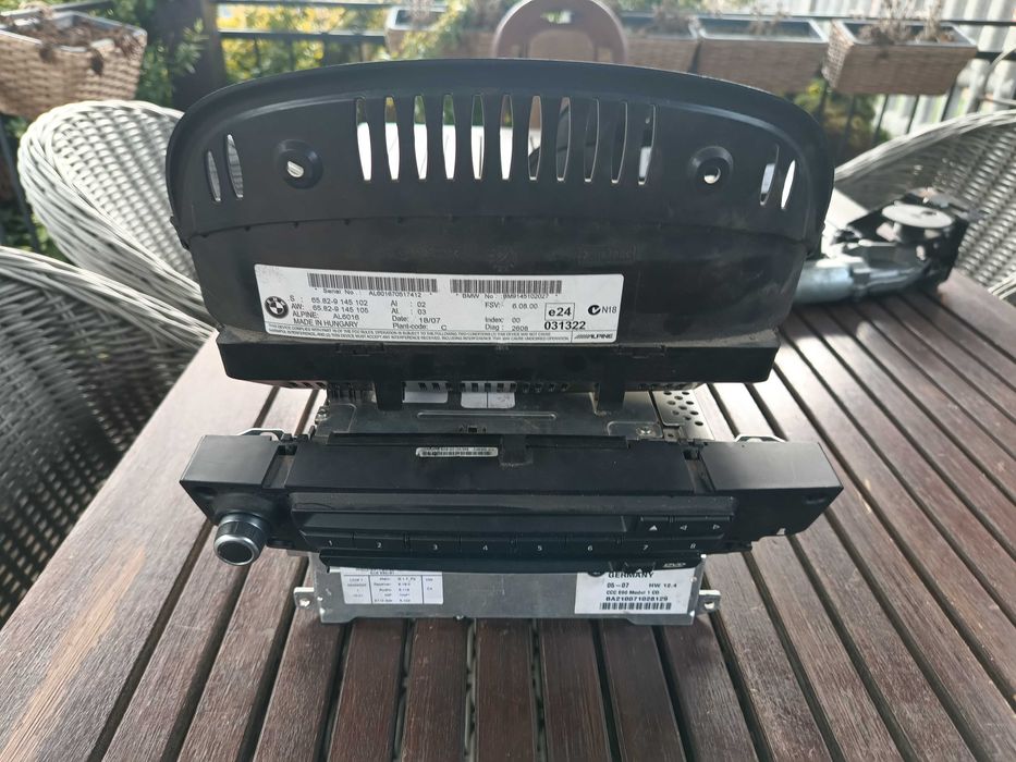 BMW E60 E61 E63 LCI moduł radio czytnik nawigacji ekran monitor CCC