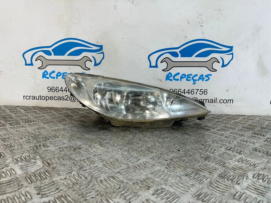 Farol Otica Frente Frontal Direita Original Peugeot 206 Facelift