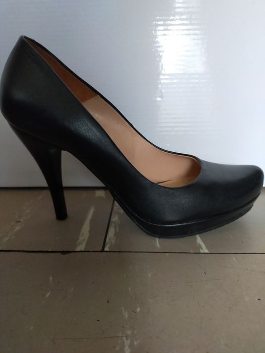 Szpilki skórzane Badura 36/23 cm jak nowe