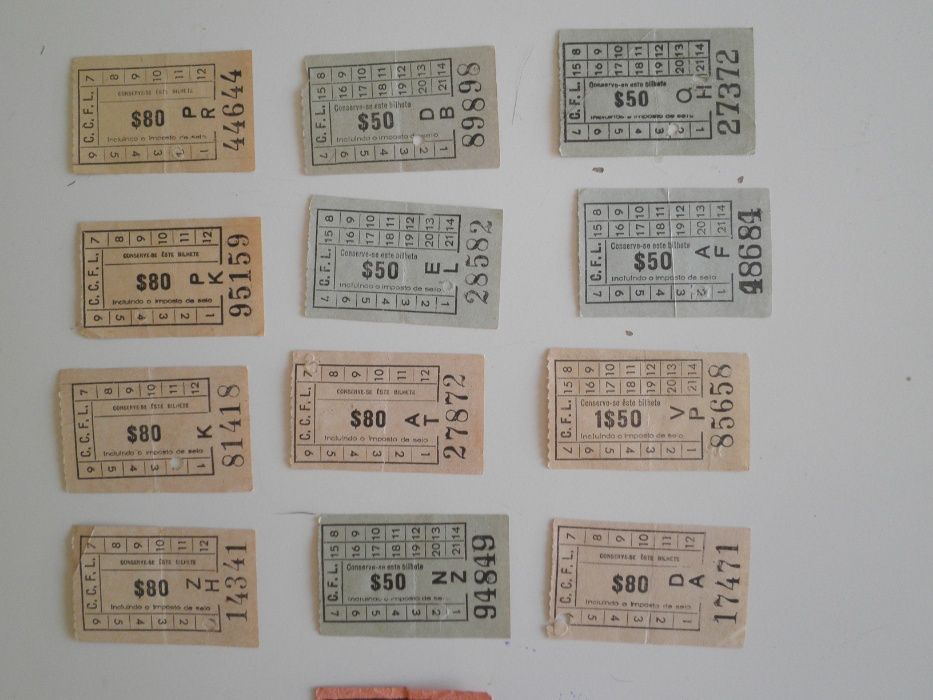 "Capicuas" da Carris, antigas, curiosidades