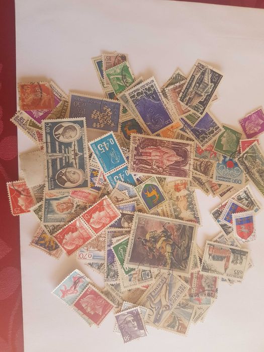 Lote de Selos de Franceses muito antigos