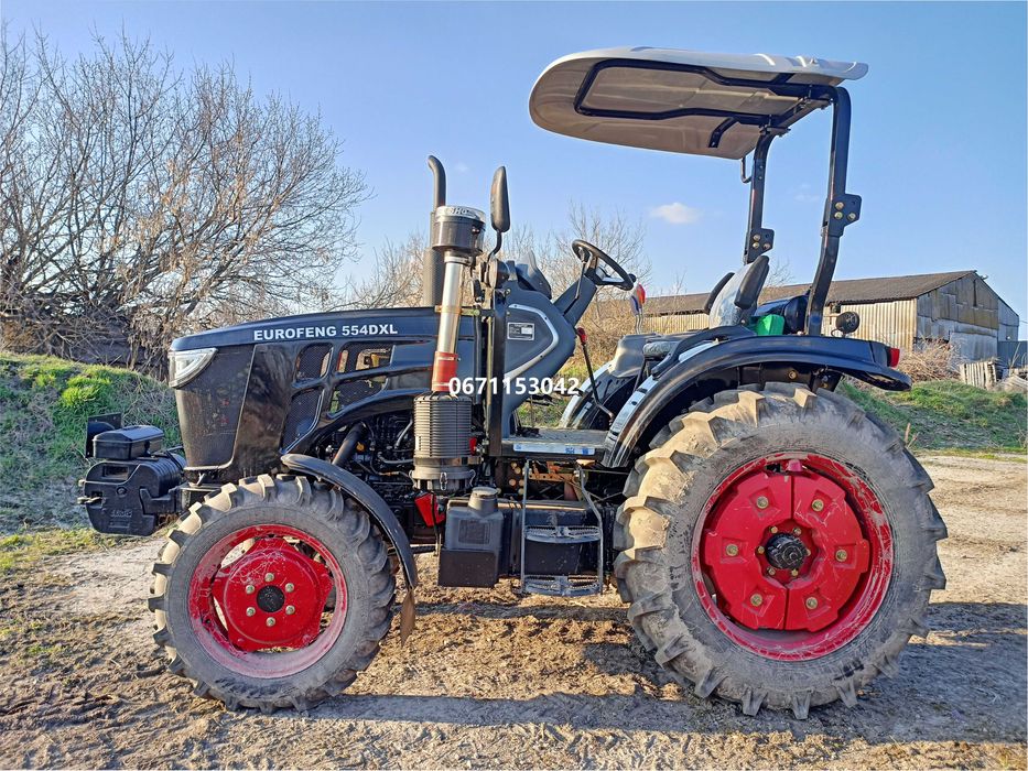 Трактор EURO FENG 554 DXL , ТОП КОМПЛЕКТАЦІЯ! Реверс , Примусова навіска, Компресор безкоштовна доставка під ваш двір гарантія сервіс
