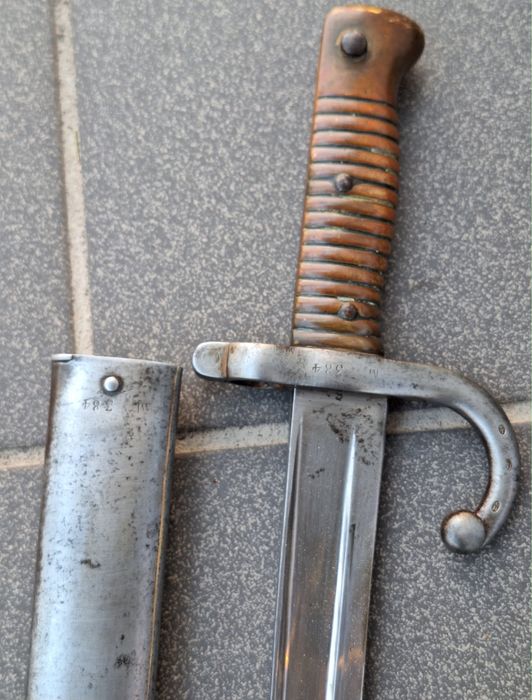 Bagnet francuski 1866 Chassepot zgodny
