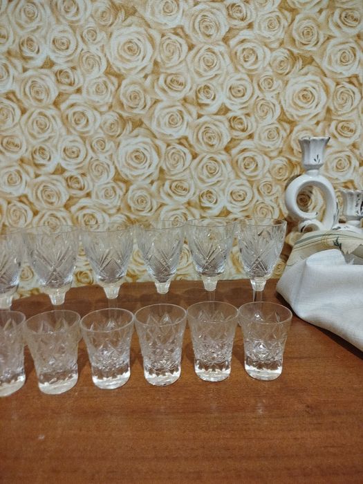 Хрустальные рюмки производство Ссср