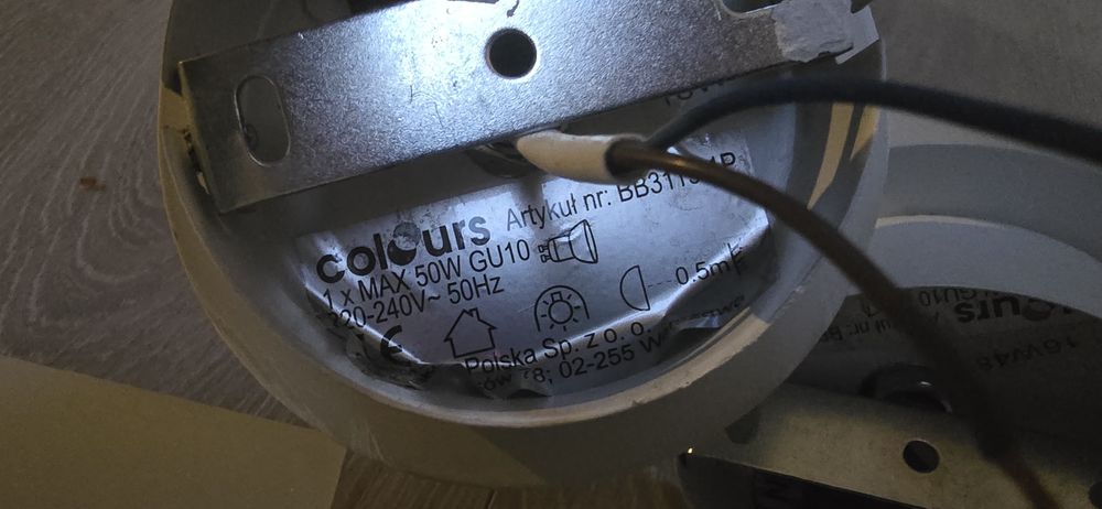 Colorus kinkiet lampa 10 sztuk kinkiety