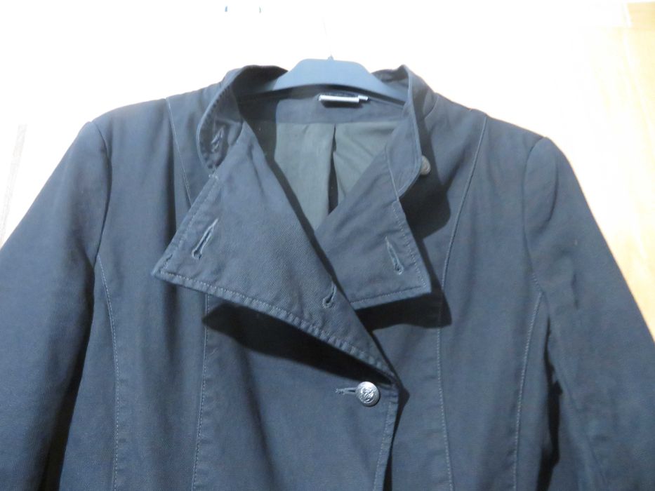 Casaco comprido estilo militar