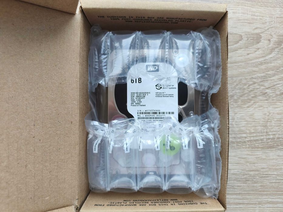 Жорсткий диск HDD Western Digital Purple 6Tb 6000Gb WD60PURZ-85ZUFY1