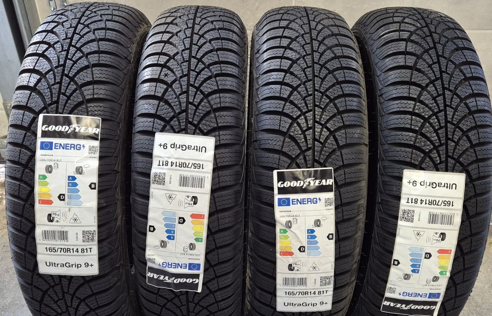Opony Zimowe 165/70R14 Goodyear Ultra Grip 9+ Nowe 165/70/14