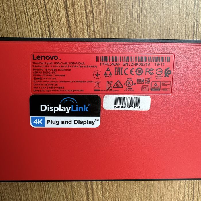 Док-станція Think Pad LenovoDUD9011D1